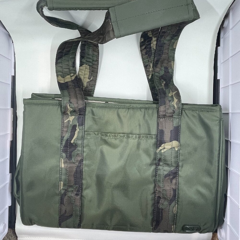 Rover Mini in Olive Green with Camo Green straps by Lug